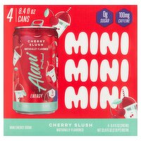 Alani Mini Cherry Slush Energy Drink, 8.4 fl o, 4 count