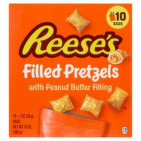Reese's Filled Pretzels with Peanut Butter Filling, 1 oz, 10 count