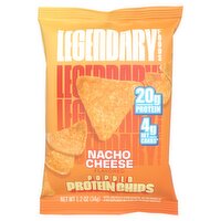 Legendary Foods Nacho Cheese Flavored Popped Protein Chips, 1.2 oz