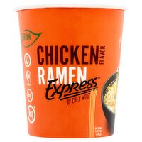 Chef Woo Express Chicken Flavor Ramen, 2.25 oz, 2.25 Ounce