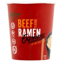 Chef Woo Express Beef Flavor Ramen, 2.25 oz, 2.25 Ounce