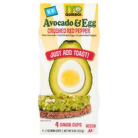 ¡Yo Quiero! Crushed Red Pepper Avocado & Egg, 2 oz, 4 count