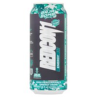 Redcon1 Baja Bomb Zero Sugar High Performance Energy Drink, 16 fl oz
