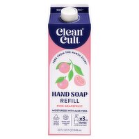 Cleancult Pink Grapefruit Hand Soap Refill, 32 fl oz