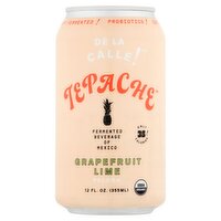 De La Calle! Tepache Paloma Grapefruit Lime Fermented Beverage, 12 fl oz