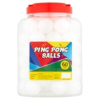 Global Crossing Ping Pong Balls, 60 count