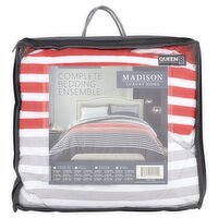 Madison Luxury Home Complete 8 Piece Queen Bedding Ensemble, 1 Each