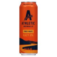Athletic Brewing Co Free Wave Hazy IPA Non-Alcoholic Brew, 19.2 fl oz