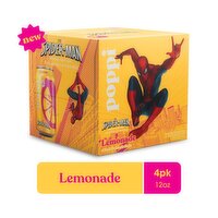 Poppi Prebiotic Soda Lemonade, 12 Fl Oz X 4