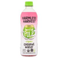 Harmless Harvest Organic Coconut Water with Pulp, 16 fl oz