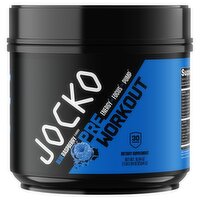 Jocko Blue Raspberry Flavored Pre Workout Dietary Supplement, 18.84 oz