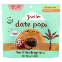 Joolies Cinnamon Bun Date Pops, 3.5 oz