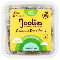 Joolies Coconut Date Rolls, 12 oz