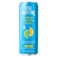 Vital Proteins Lemon Lime Collagen Sparkling Water, 12 fl oz