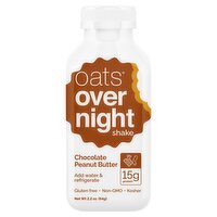 Oats Overnight Chocolate Peanut Butter Shake, 2.2 oz