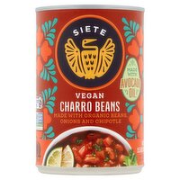 Siete Vegan Charro Beans, 15.5 oz
