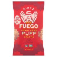 Siete Spicy Fuego Grain Free Puff Snacks, 4 oz