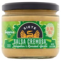Siete Taqueria Style Salsa Cremosa, 10.5 oz