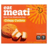 eat meati Mushroom Root Crispy Cutlets, 2 count, 9.5 oz, 9.5 Ounce