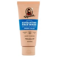 Dr. Squatch Fresh Falls Men's Natural Exfoliating Face Wash, 4.0 fl oz