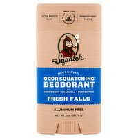 Dr. Squatch Fresh Falls Men's Natural Odor Squatching Deodorant, 2.65 oz