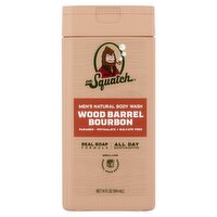 Dr. Squatch Wood Barrel Bourbon Men's Natural Body Wash, 14 fl oz