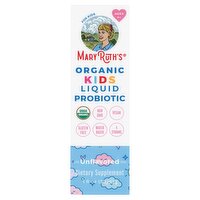 MaryRuth's Organic for Kids Liquid Probiotic Unflavored Dietary Supplement, Ages 4+, 1 fl oz