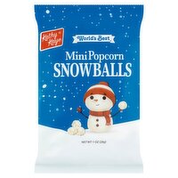 Kathy Kaye World's Best Snow Balls Mini Popcorn Balls, 1 oz