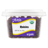 Ava's Organic Raisins, 9 oz