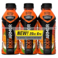 BodyArmor SuperDrink Orange Mango Sports Drink, 20 oz, 6 count