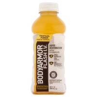 BodyArmor Flash I.V. Tropical Punch Flavored Electrolyte Beverage, 20 fl oz