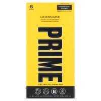 Prime Lemonade Hydration+Sticks Electrolyte Drink Mix, 0.31 oz, 6 count, 1.86 Ounce