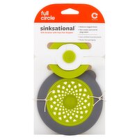 Full Circle Sinksational Sink Strainer with Pop-Out Stopper