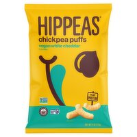 Hippeas Vegan White Cheddar Flavored Chickpea Puffs, 4 oz, 4 Ounce