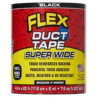 Flex Black Super Wide Duct Tape