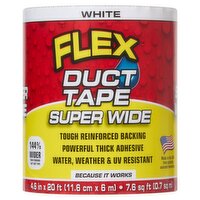Flex White Super Wide Duct Tape
