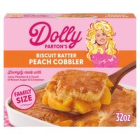 Dolly Parton's Peach Cobbler Biscuit Batter Family Size, 32 oz