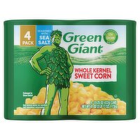 Green Giant Whole Kernel Sweet Corn, 15.25 oz, 4 Cans, 61 Ounce