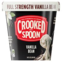 Crooked Spoon Vanilla Bean Full Strength Ice Cream, 14 fl oz