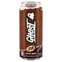Ghost A&W Zero Sugar Root Beer Energy Drink, 16 fl oz