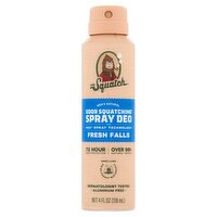 Dr. Squatch Men's Natural Fresh Falls Odor Squatching Spray Deo, 4 fl oz