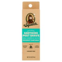 Dr. Squatch Men's Natural Coconut Castaway Soothing Post Shave, 2.5 fl oz