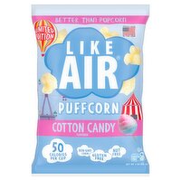 Like Air Cotton Candy Flavored Puffcorn Limited Edition, 4 oz