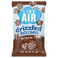 Like Air Minis! Brownie Flavored Drizzled Rice Cakes, 4 oz