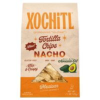 Xochitl Nacho Mexican Style Totopos Flavored Tortilla Chips, 7.5 oz