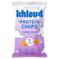 Khloud Sweet Heat Flavored Protein Chips, 5 oz