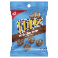Flipz Milk Chocolate Covered Pretzels Snack Pack, 1.5 oz
