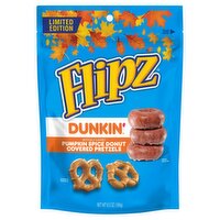 Flipz Dunkin' Pumpkin Spice Donut Covered Pretzels Limited Edition, 6.5 oz