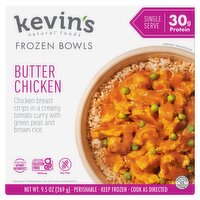 Kevin's Natural Foods Butter Chicken Frozen Bowls, 9.5 oz