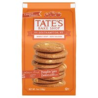 Tate's Bake Shop Pumpkin Spice Cookies with White Chocolate Chips Limited Edition, 7 oz